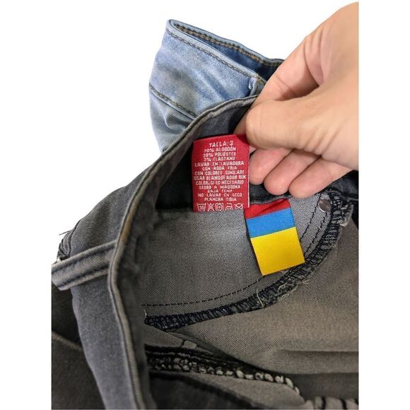 Kalowa Premium COLLECTION Colombian Grey Stretch Jeans Size 3 - Picture 7 of 9